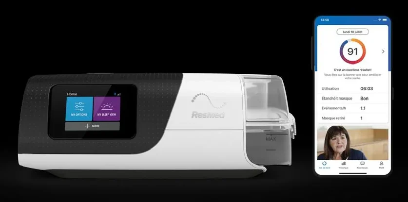 CPAP ResMed AirSense 11 e aplicativo de acompanhamento